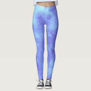 Blue Storm Cloud Effect  Leggings