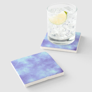 Blue Storm Cloud Effect Stone Coaster