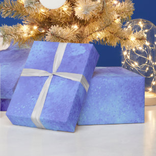 Blue Storm Cloud Effect  Wrapping Paper