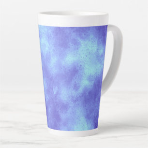 Blue storm cloud latte mug