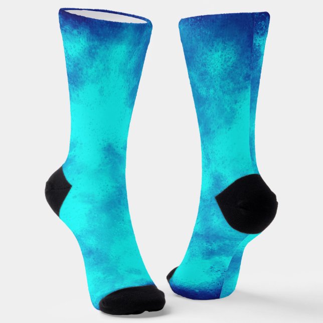Blue Storm Cloud  Socks (Angled)