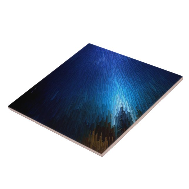 Blue Streak Stack Tile (Side)