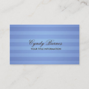 Blue Stripe Business Card