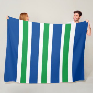 Blue Stripe  Fleece Blanket