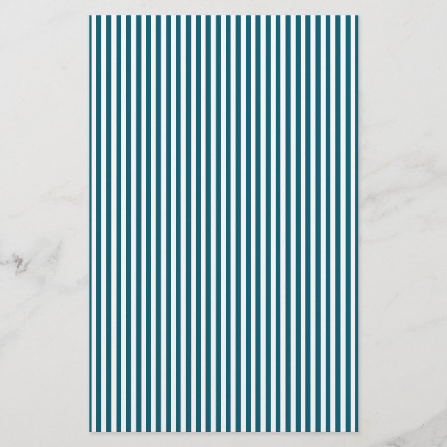 Blue Stripe Soap Wrap Paper Sheet (Front)
