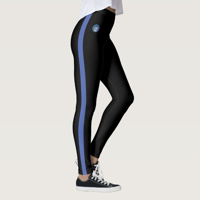 Blue Striped Both Sides Leggings JK 2023 (Right)