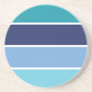 Blue Striped Coaster