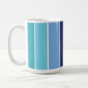 Blue Striped Coffee Mug