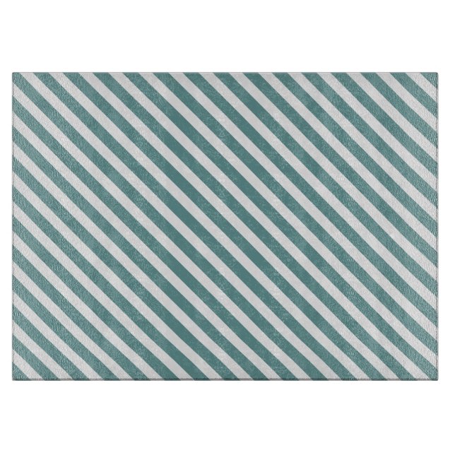 Blue Striped Cutting Board (Front)