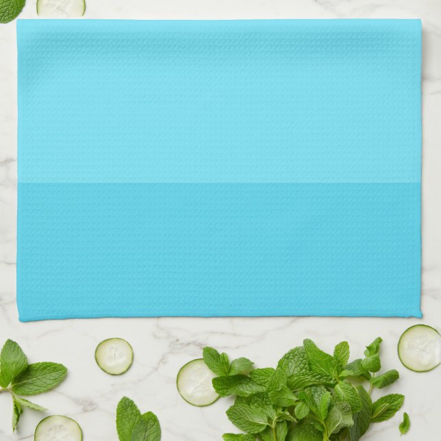 Blue Striped Hand Towel – Kitchen Décor Accent (Folded)