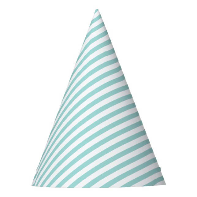 Blue Striped Party Hat (Front)