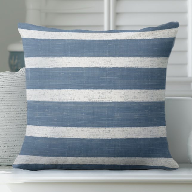 Blue Striped Pillow (Creator Uploaded)