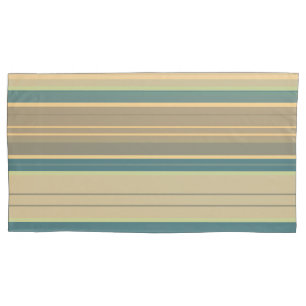 Blue Striped Pillowcase