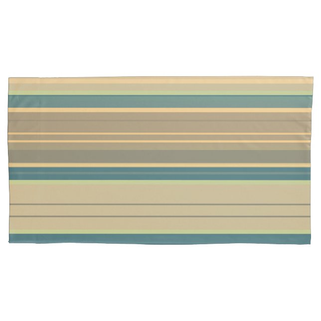 Blue Striped Pillowcase (Front)