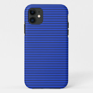 Blue Striped texture Simple Trendy Pattern Design Case-Mate iPhone Case