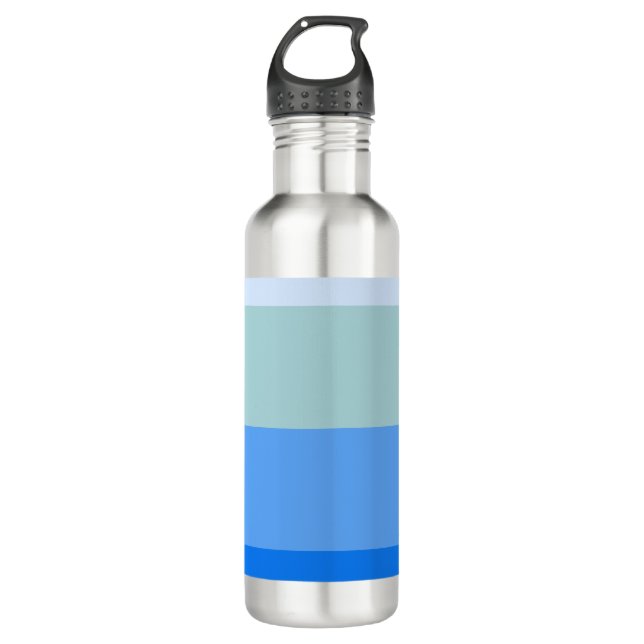 Blue Stripes 710 Ml Water Bottle (Front)