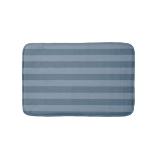 Blue Stripes Bath Mat