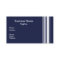 Blue Stripes Business Card