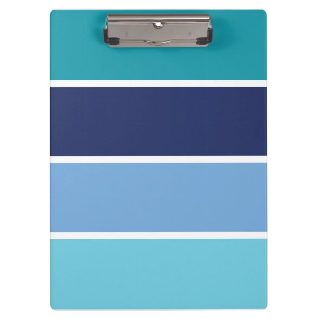 Blue Stripes Clipboard (Front)