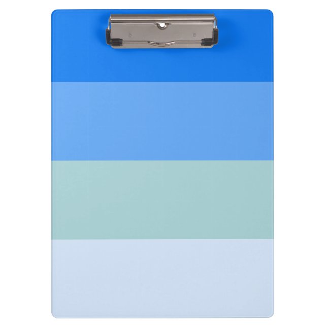 Blue Stripes Clipboard (Front)