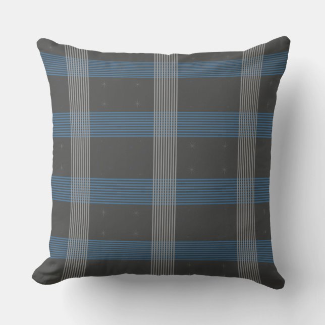 Blue Stripes Cushion (Front)