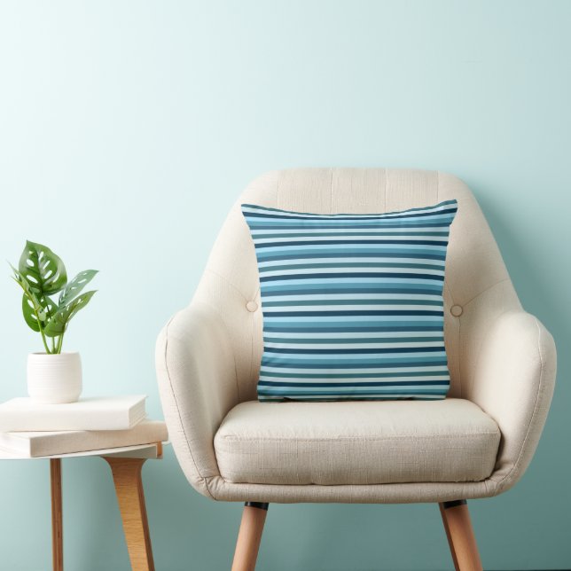 Blue Stripes  Cushion (Chair)