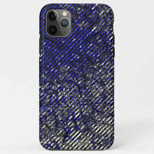 Blue stripes damaged in their colours and shapes Case-Mate iPhone case