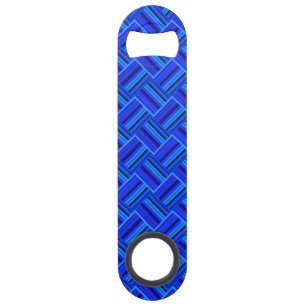 Blue stripes diagonal weave pattern