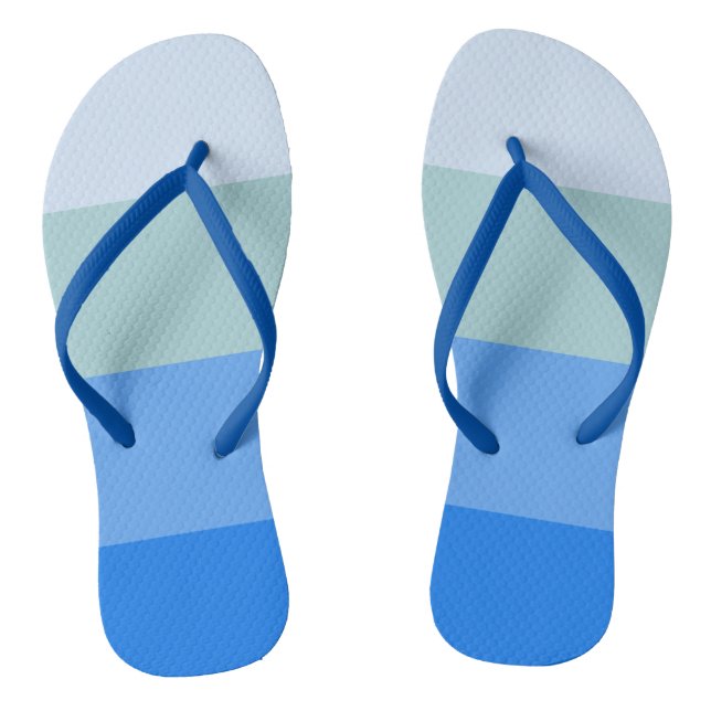 Blue Stripes Jandals (Footbed)