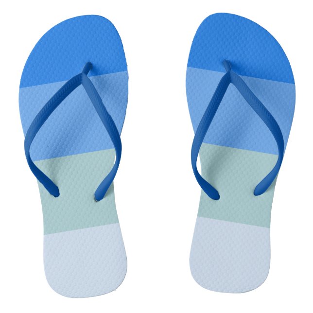 Blue Stripes Jandals (Footbed)