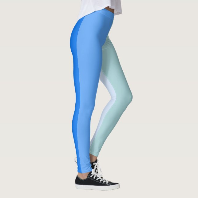 Blue Stripes Leggings (Right)