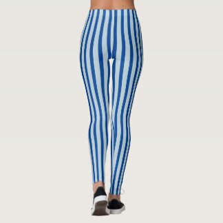 Blue Stripes Leggings