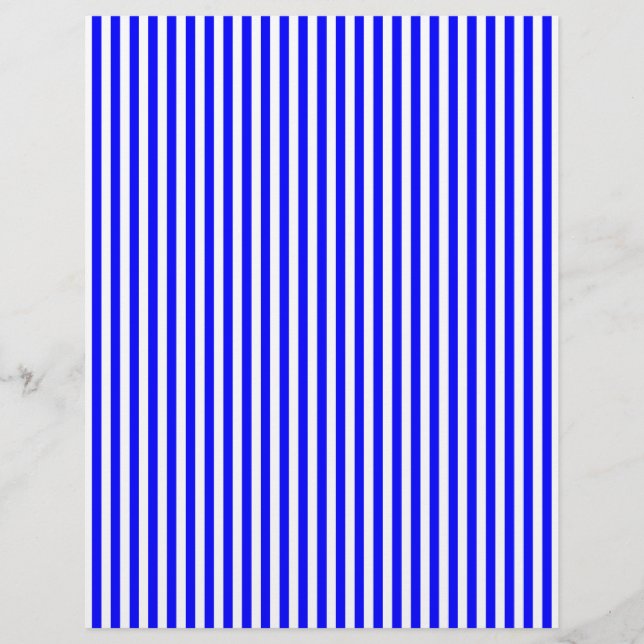 Blue Stripes Letterhead (Front)