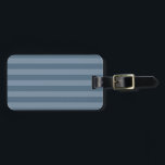 Blue Stripes Luggage Tag<br><div class="desc">Blue stripes</div>