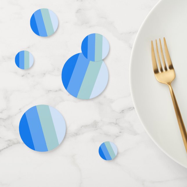 Blue Stripes Maritime Confetti (Group)