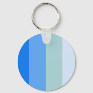 Blue Stripes Maritime Key Ring