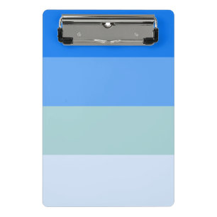 Blue Stripes Mini Clipboard