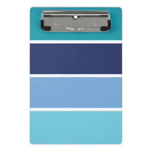 Blue Stripes Mini Clipboard