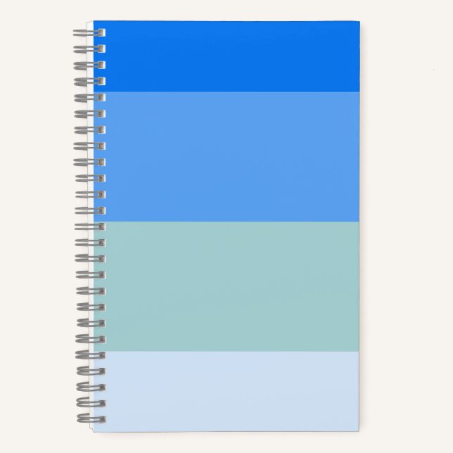 Blue Stripes Notebook (Front)