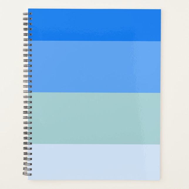 Blue Stripes Planner (Front)