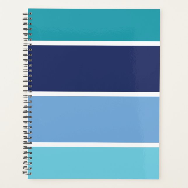 Blue Stripes Planner (Front)