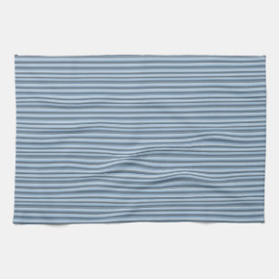 Blue stripes tea towel