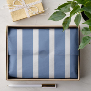 Blue Stripes Tissue Paper