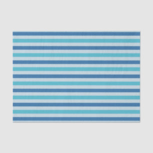 Blue Stripes Tissue Paper