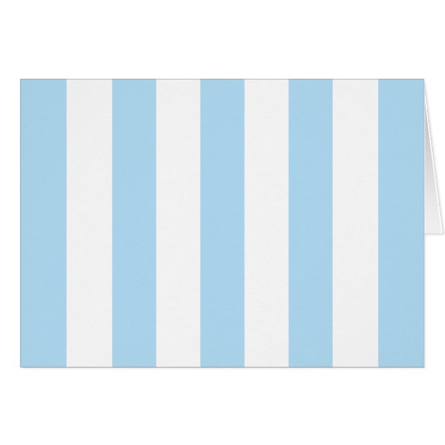 Blue Stripes, White Stripes, Striped Pattern (Front Horizontal)