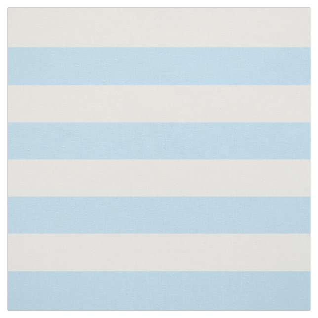 Blue Stripes, White Stripes, Striped Pattern Fabric (Swatch)