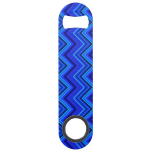 Blue stripes zigzag pattern