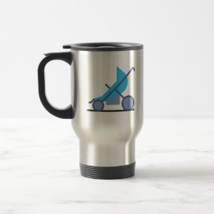 blue stroller travel mug