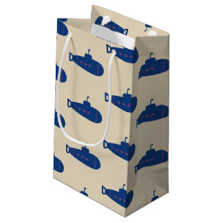 Blue Submarine Small Gift Bag