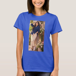 Blue summer t- shirt for girls.